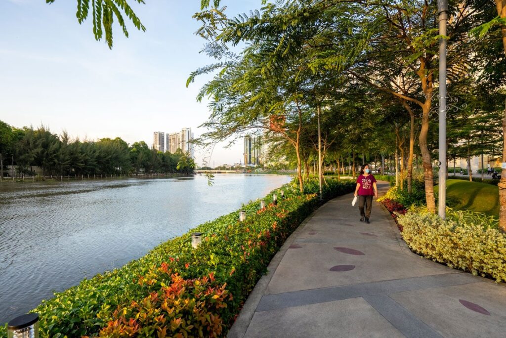 Công viên hoa anh đào Sakura Park Phú Mỹ Hưng Quận 7